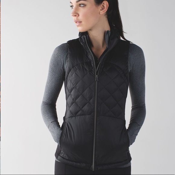 Lululemon Down For A Run Winter Puffer Down Vest